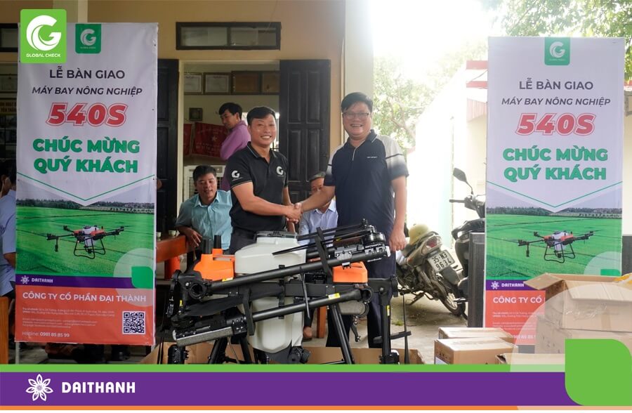 Bàn giao 3 chiếc máy bay nông nghiệp 540s tại Yên Mô- Ninh Bình