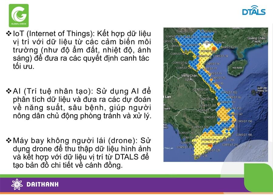Đại Thành tiên phong xây dựng hạ tầng định vị chính xác