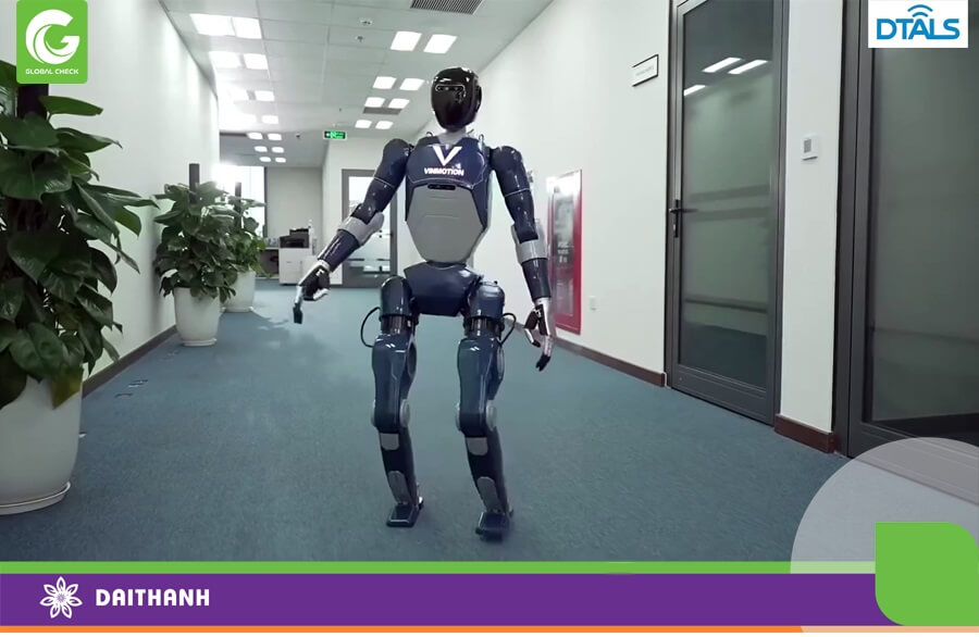 Robot hình người do VinMotion thiết kế