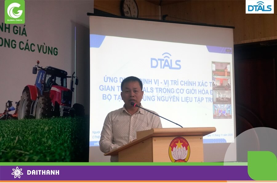 Ông Nguyễn Đức Trường đại diện cho DTALS phát biểu tại hội thảo