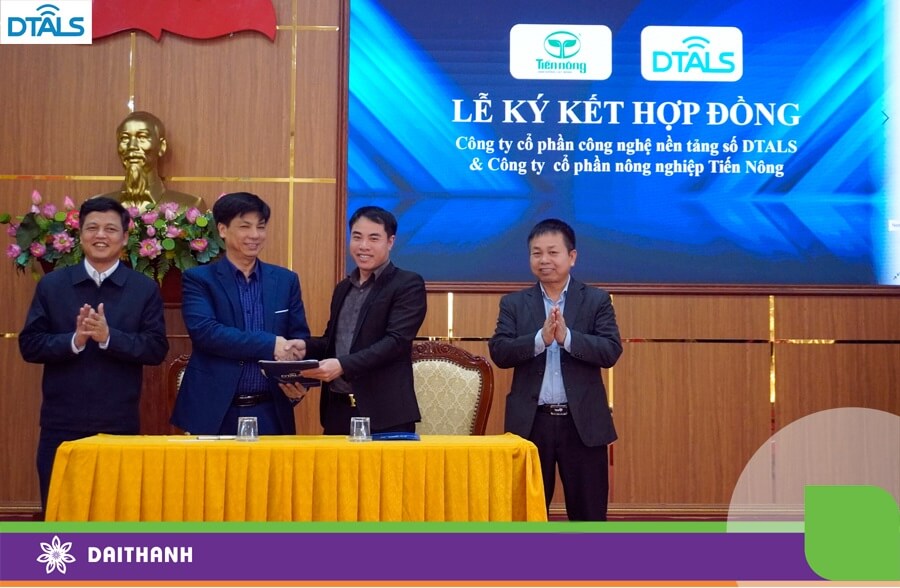 DTALS ký kết hợp tác cùng Tiến Nông
