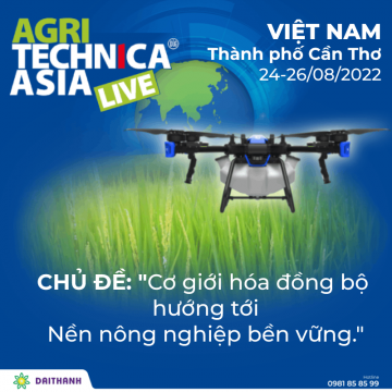 Công ty cổ phần Đại Thành tham gia Agritechnica Asia Live 2022