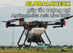 Máy bay nông nghiệp GlobalCheck - thiết bị bay ấn tượng tại Agritechnica Asia Live 2022