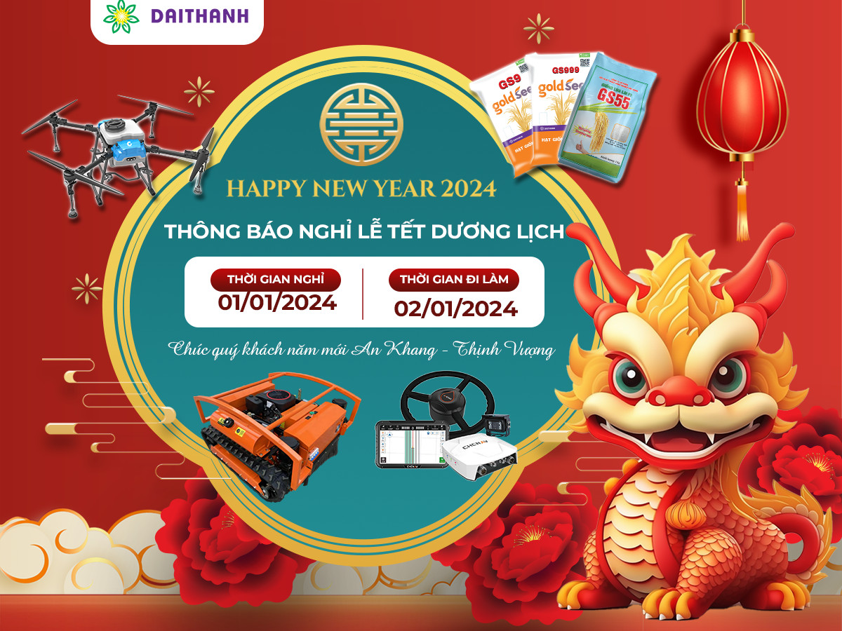 Thông báo lịch nghỉ tết dương lịch 2024