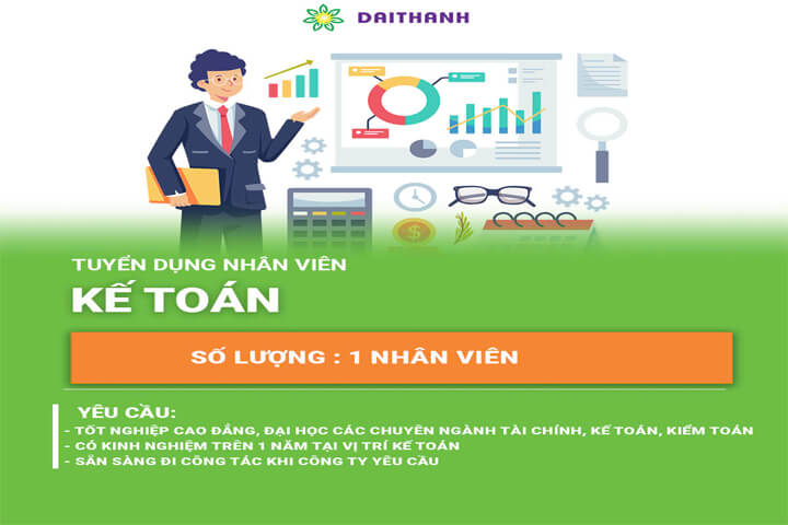 Tuyển dụng Kế toán tổng hợp