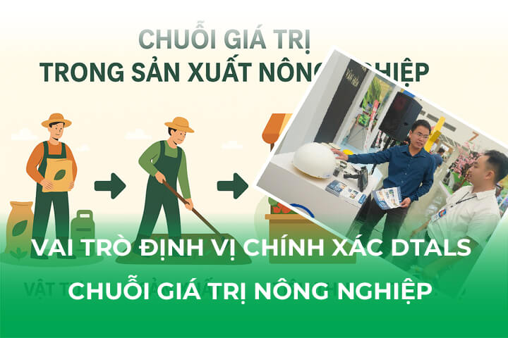 Vai Trò Định Vị Chính Xác DTALS Trong Chuỗi Giá Trị Nông Nghiệp